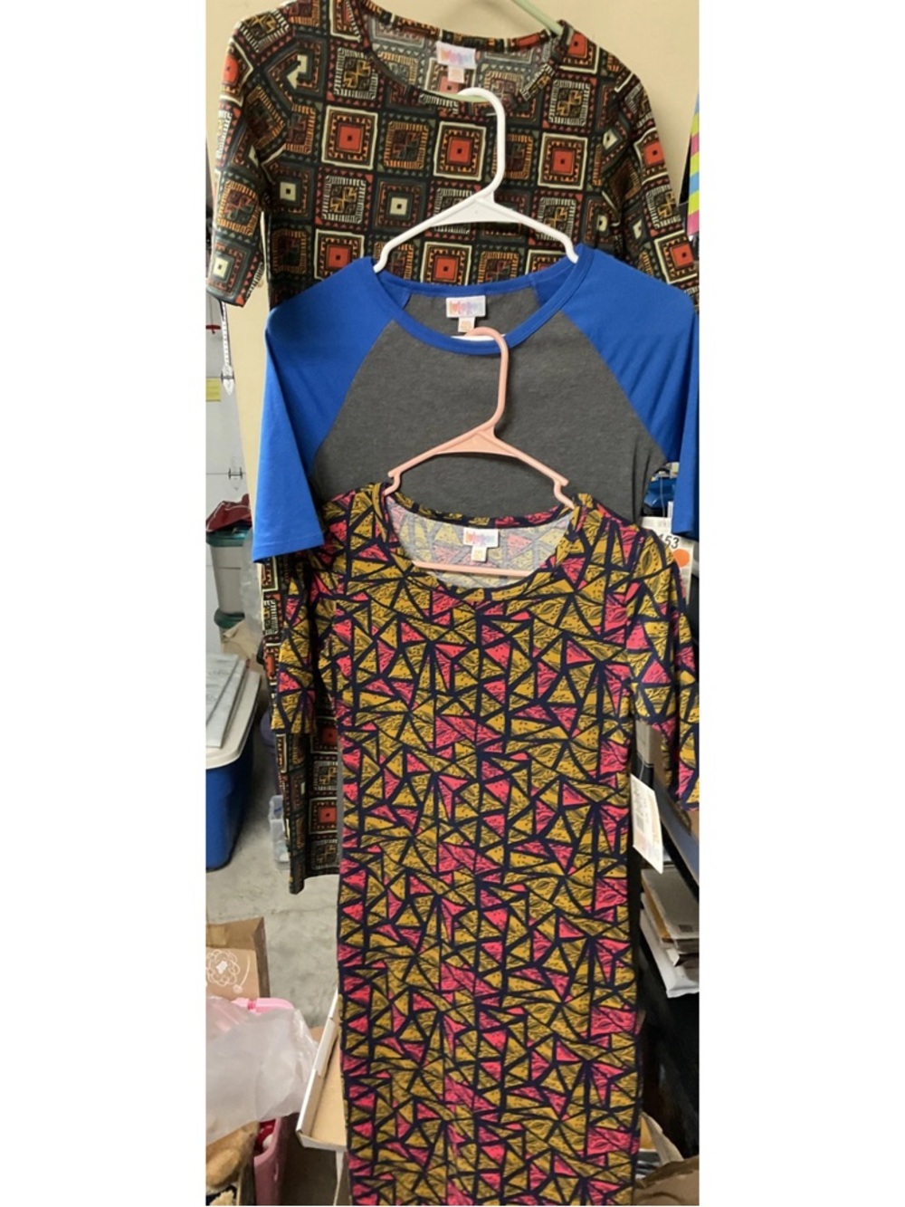 Lot of 3 LuLaRoe JULIA Pullover Short Sleeve Dress XXS NWTs
